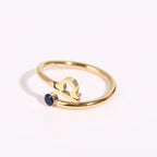 Gold Ring Zodiac Sign 12 Constellations Libra