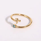 Gold Ring Zodiac Sign 12 Constellations Aries