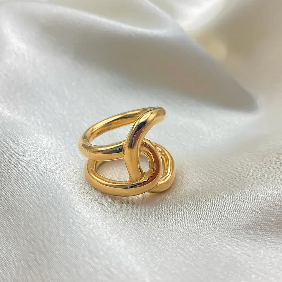 Bague originale noeud or