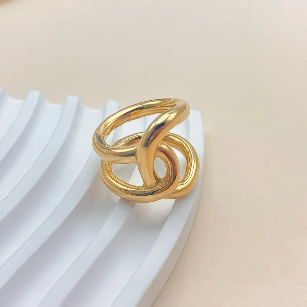 Bague originale noeud or