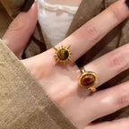 Oval Tiger's Eye Ring