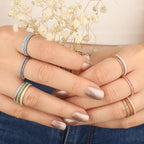 Bague Pierre de Naissance Or & Argent pour Femme