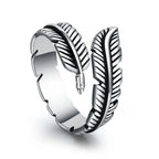 Silver Plume Ring for Women