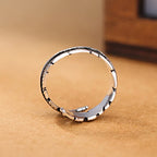 Silver Plume Ring for Women