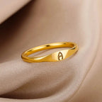 Bague femme initiale a