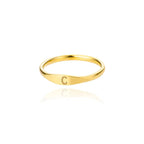 Bague femme initiale c