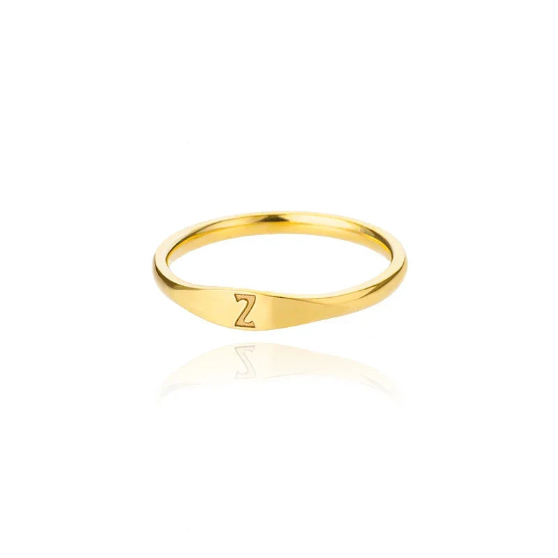 Bague femme initiale z