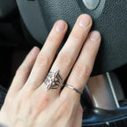 Protection Ring Witch's Knot Ring Men Women Wiccan silver-plated