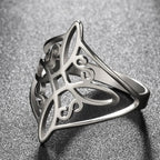 Protection Ring Witch's Knot Ring Men Women Wiccan silver