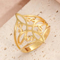Protection Ring Witch's Knot Ring Men Women Wiccan gold
