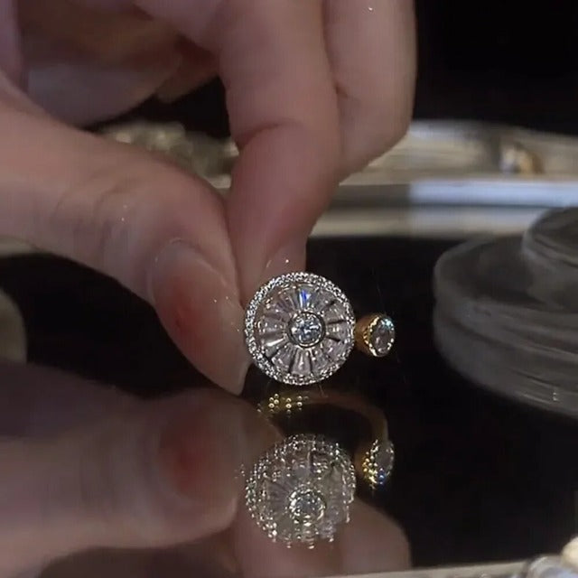 Anti-Stress Rotating Ring for Women gold