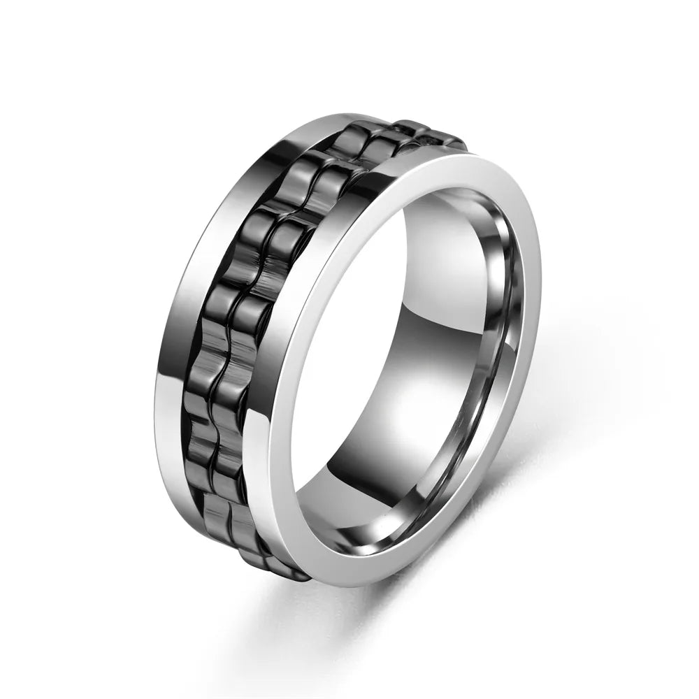 Rotating Anxiety Ring for Men 1