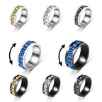 Rotating Anxiety Ring for Men