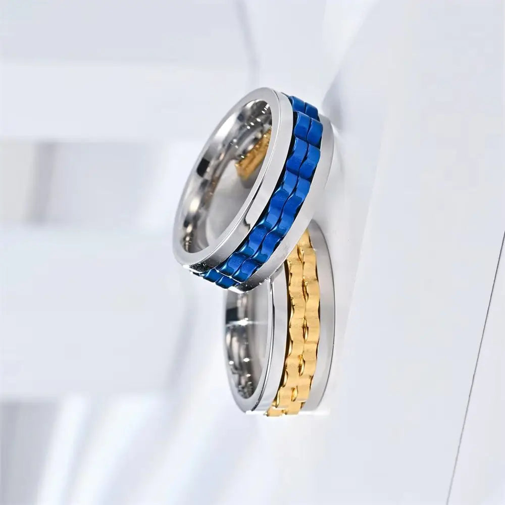 Rotating Anxiety Ring for Men 4