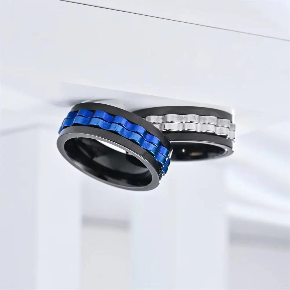 Rotating Anxiety Ring for Men 1