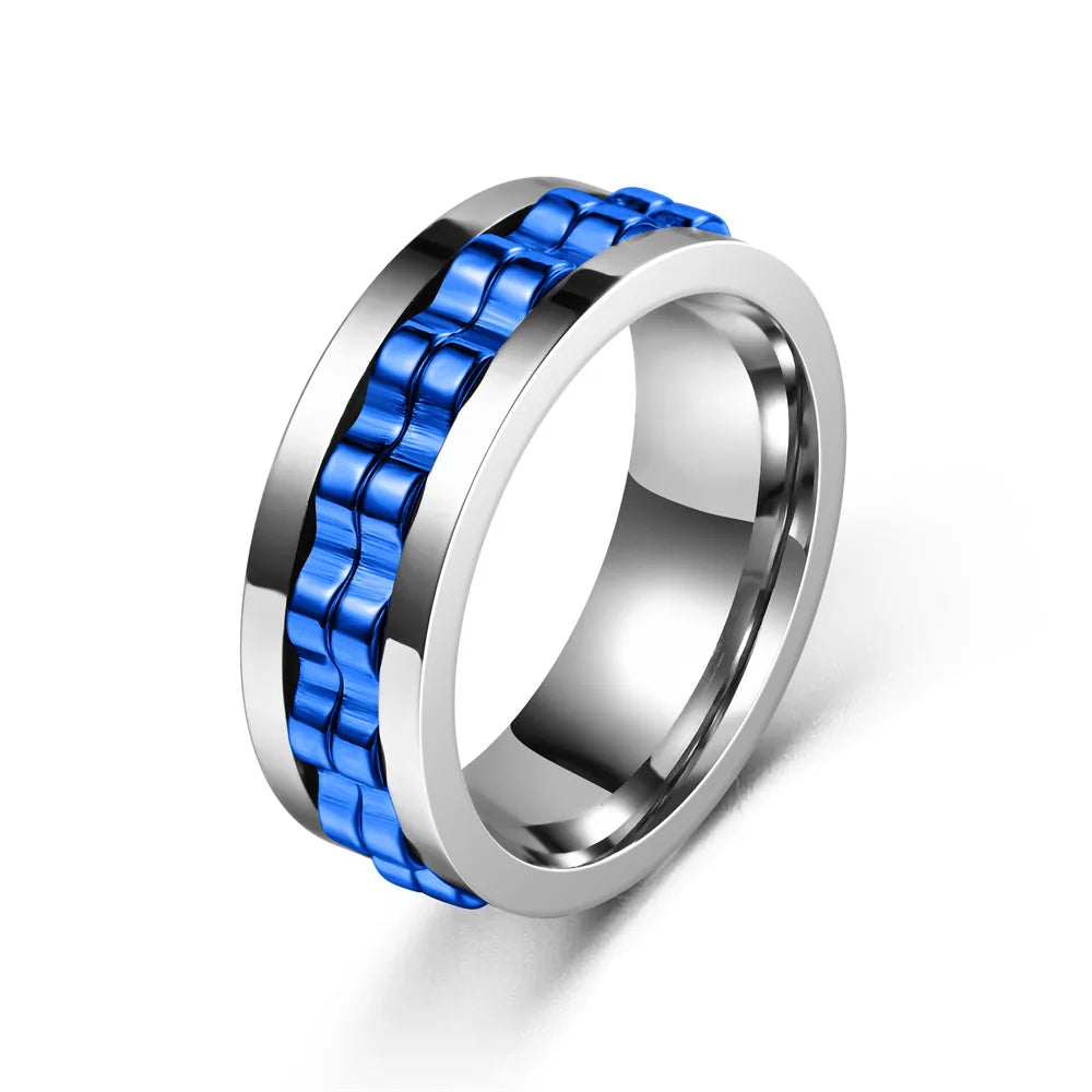 Rotating Anxiety Ring for Men 3