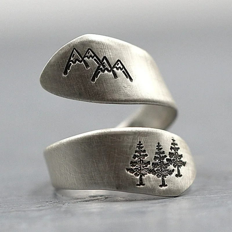 Ring Pines and Mountains