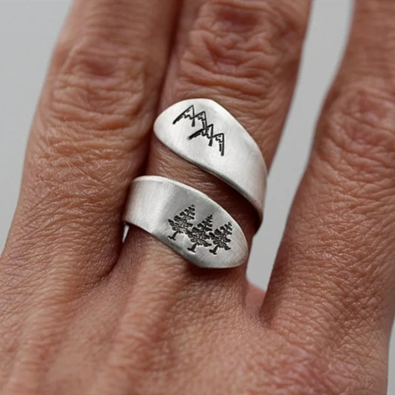 Ring Pines and Mountains