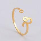 Zodiac Sign Ring 12 Constellations