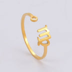 Zodiac Sign Ring 12 Constellations
