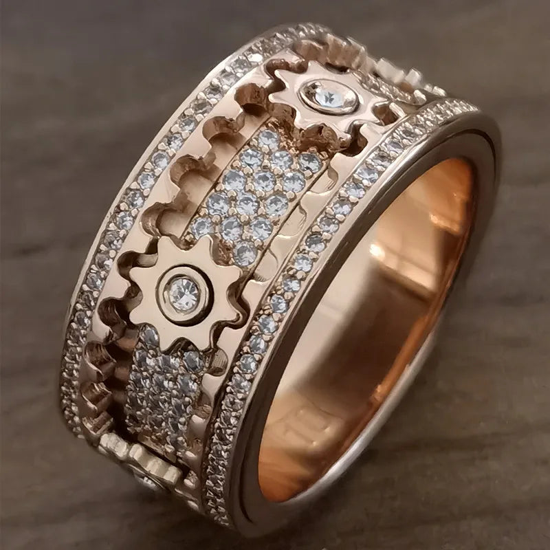 Rotating Ring "The Gears of Time" Anti-Stress 
