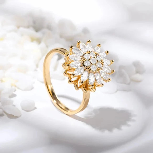 Bague Tournesol Anti Stress