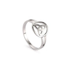 Triquetra Ring Irish Trinity Knot silver