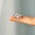 Triquetra Ring Irish Celtic Trinity Knot silver