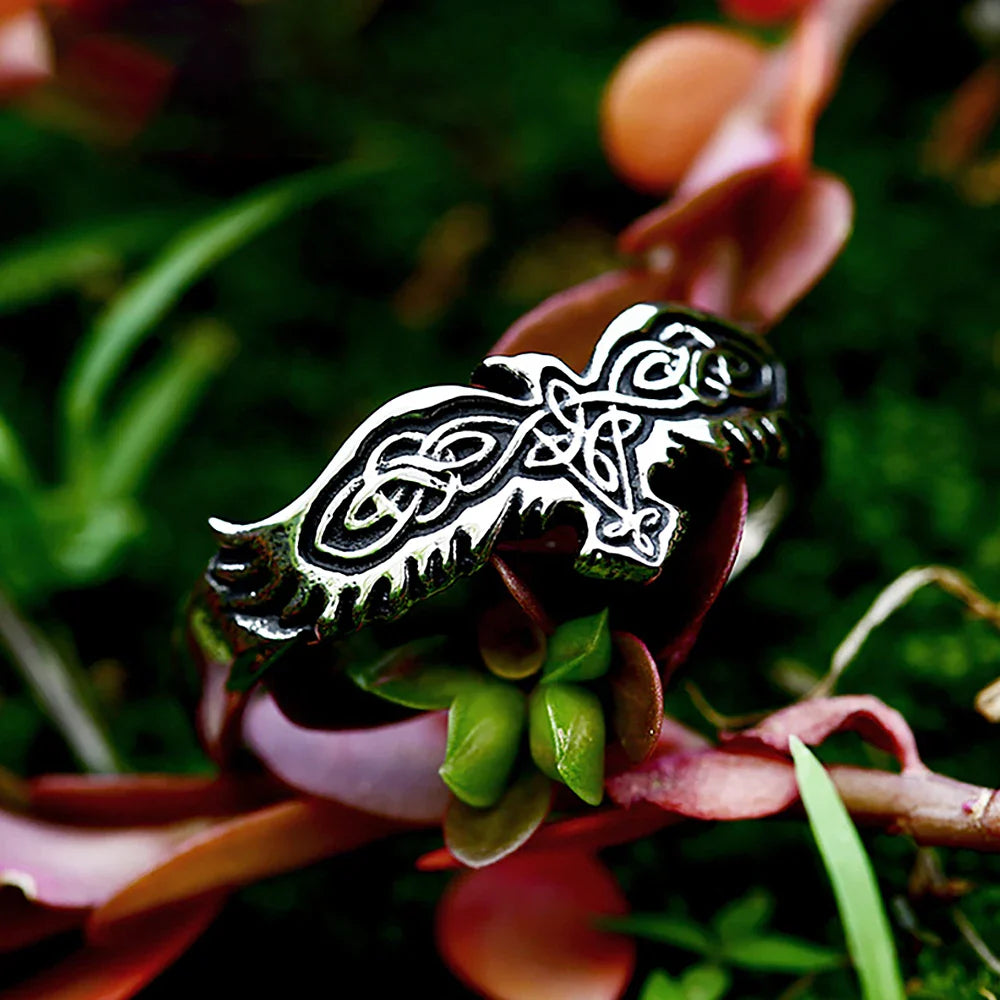 Bague Viking Hugin