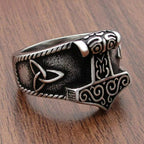Bague Viking Mjolnir