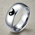 Silver Yin Yang Ring