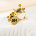 Magnetic and Rotating Rings for Best Friends 2 pieces