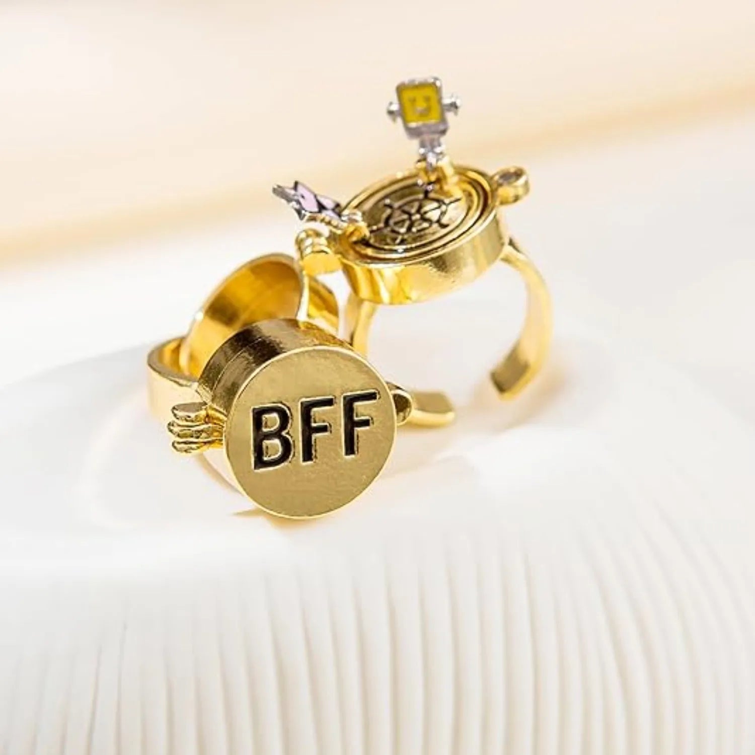 Magnetic and Rotating Rings for Best Friends 2 pieces