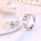 Bagues pour Couples Anneau Fleur