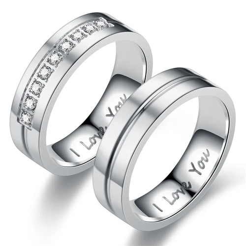 Couple Rings Love Ring silver
