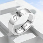 Bagues pour Couples Anneau Love Argent ou Noir argent argent