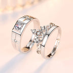 Couple Rings Queen Ring and Zircon