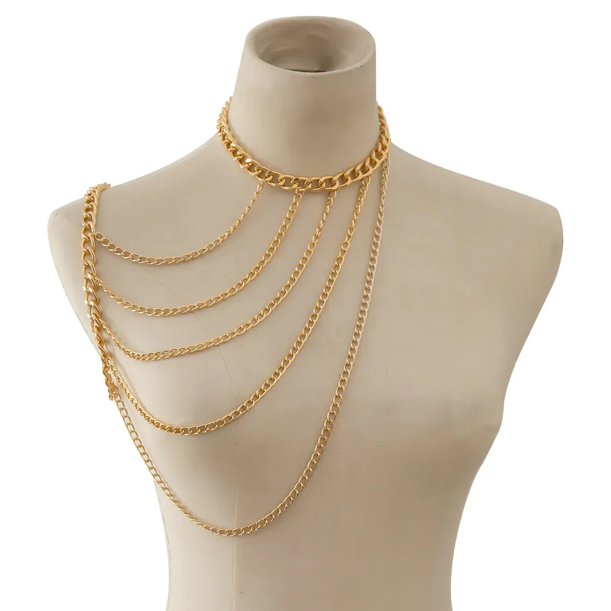 Women's Shoulder Chain Jewelry - Gold Collarbone & Shoulder