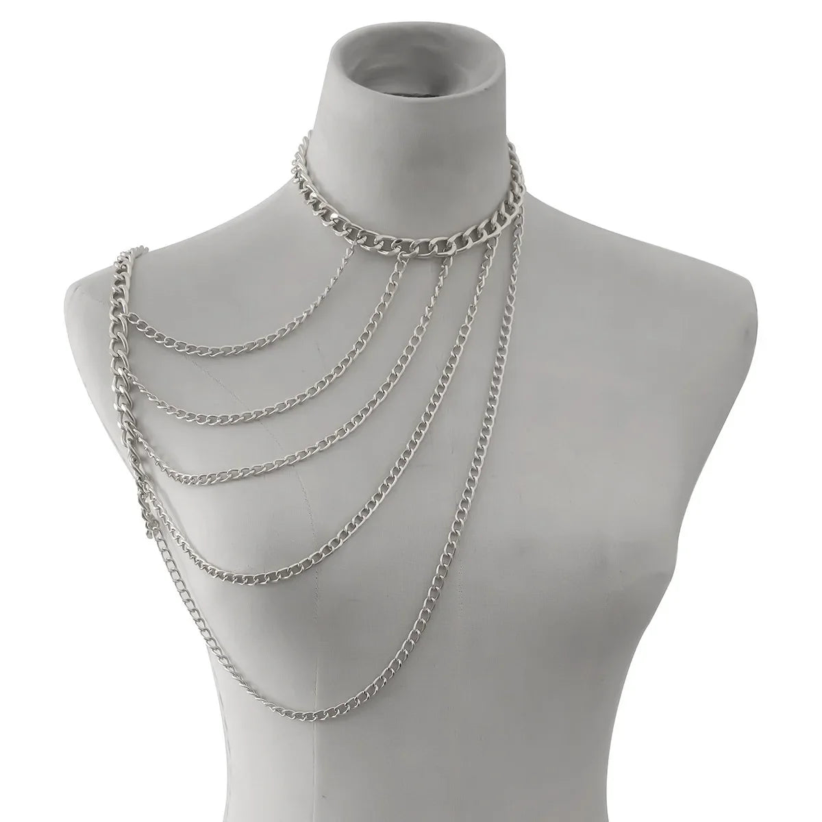 Women's Shoulder Chain Jewelry - Silver Collarbone & Shoulder