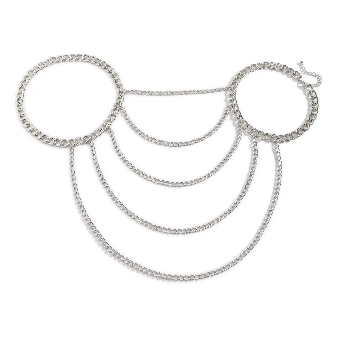 Women's Shoulder Chain Jewelry - Silver Collarbone & Shoulder