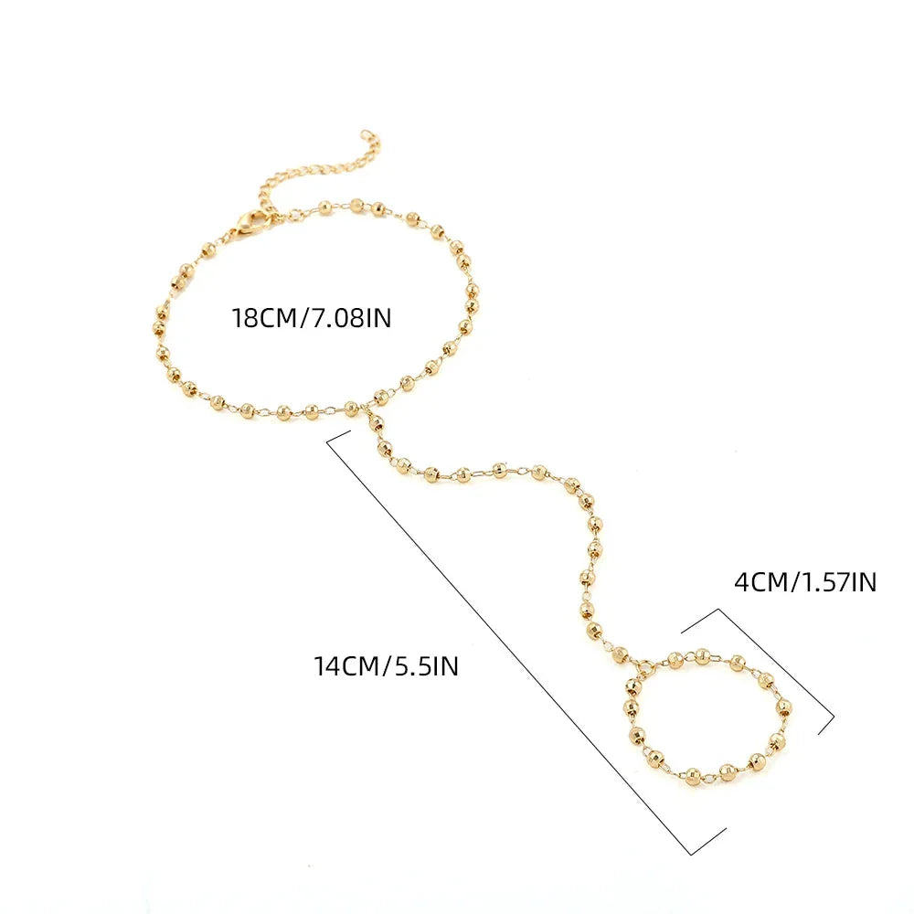 Women's Jewelry Hand & Finger Chain Hand Bracelet