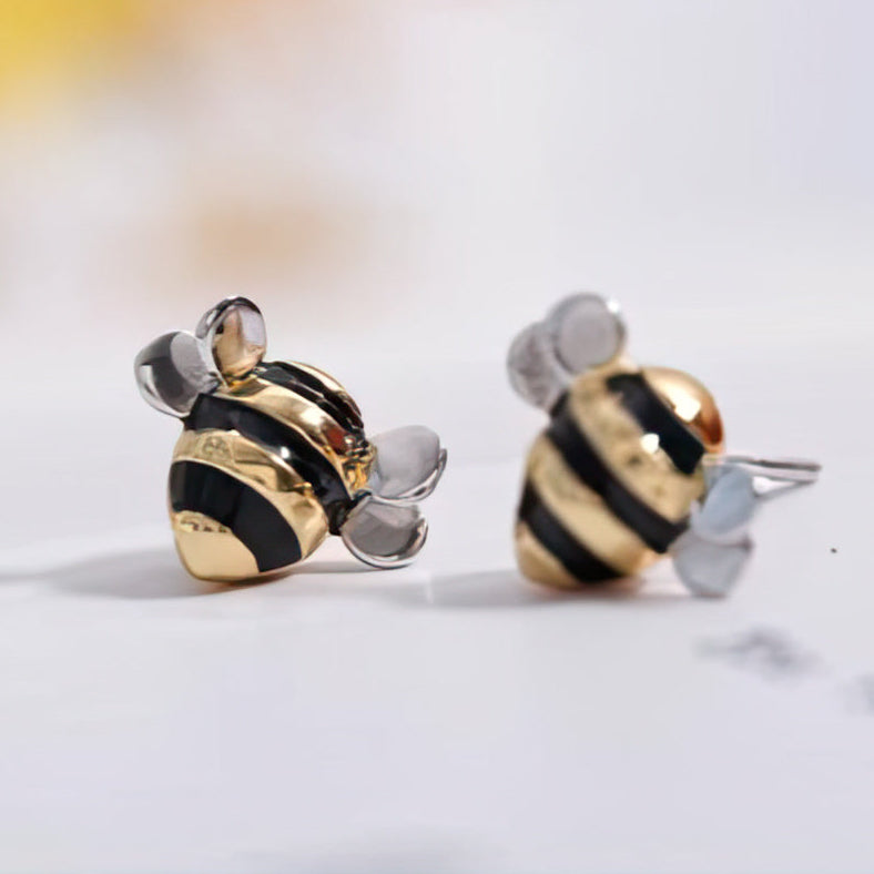 Boucle d'Oreille Abeille