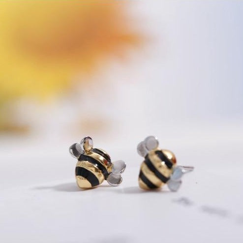 Boucle d'Oreille Abeille