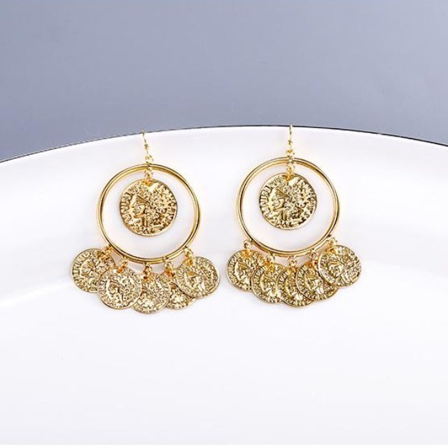 Arabic Gold Earring