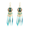 Light blue African Ethnic Earring