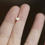 Gold Butterfly Earring