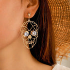 Women's Skull Head Earring