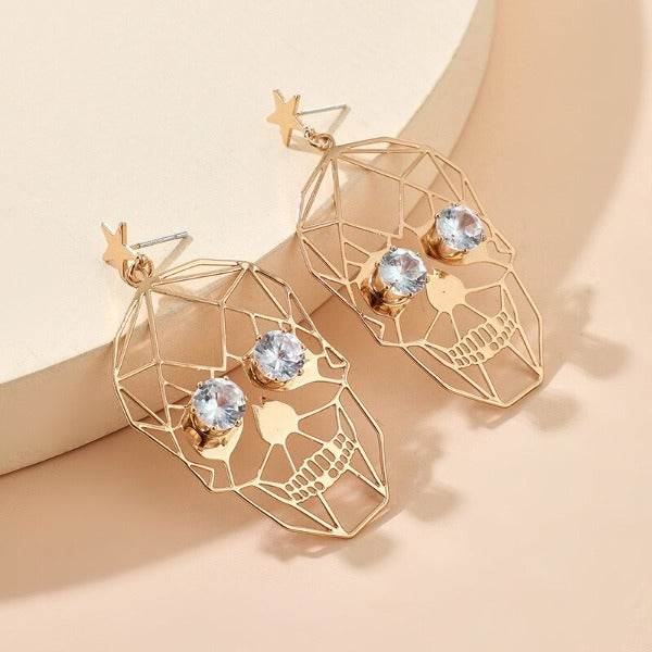Women's Skull Head Earring