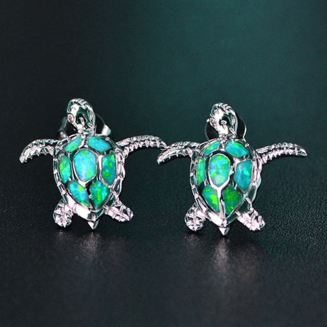 Green Sea Turtle Earring