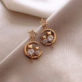 Cute Cat Earrings Gold